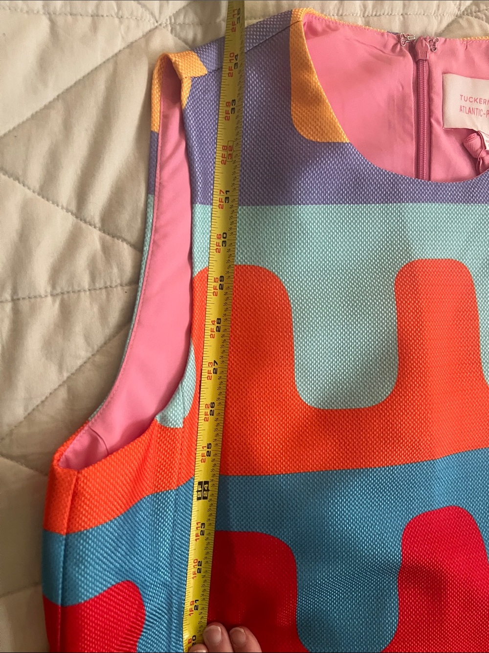 Tuckernuck x Atlantic-Pacific Marlowe Shift Dress Multi Color NWT medium - Picture 15 of 16